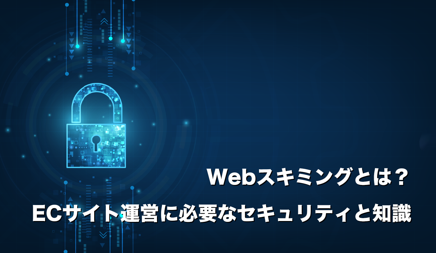 Webスキミングとは？ECサイト運営に必要なセキュリティと知識