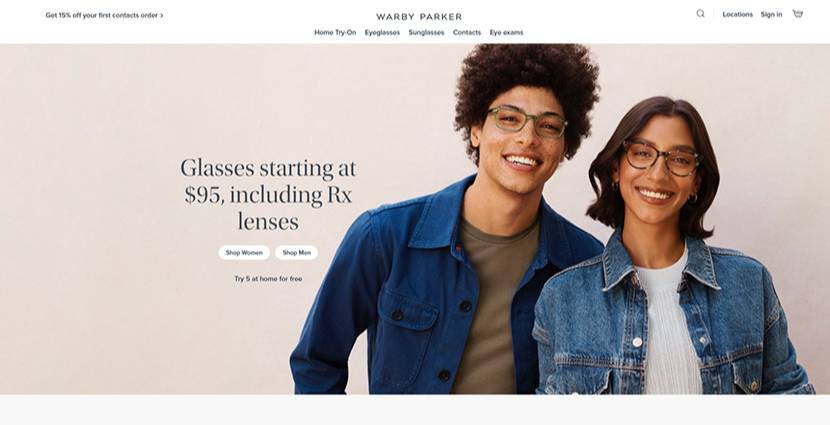 【アパレル】Warby Parker